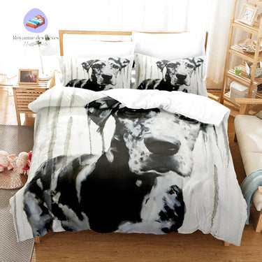Housse de Couette Chien Dalmatien